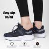 AOE Diabetic Shoes for Men and Women, Wide Slip-on Shoes for Swollen Feet Walking Sneakers for Elderly Foot Pain Relief Navy Blue view 2
