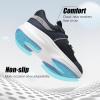 AOE Diabetic Shoes for Men and Women, Wide Slip-on Shoes for Swollen Feet Walking Sneakers for Elderly Foot Pain Relief Navy Blue view 4