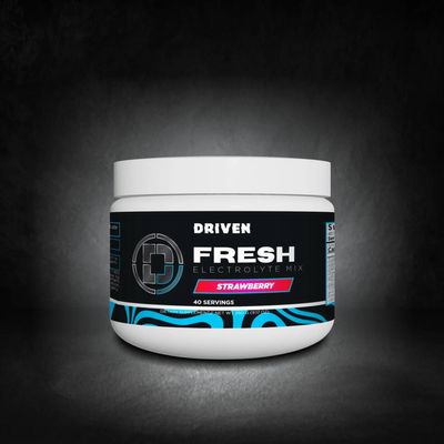 Driven F.R.E.S.H- Fluid Replacement Energy Stamina Hydration: Electrolytes for Ultimate Perfomance and Recovery (40 Servings, Strawberry)