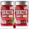 2 Pack - JOYLI Quercetin Gummies with Bromelain, Zinc, Vitamin C & D3 Sugar-Free Quercetin Supplement for Immune Support & Seasonal Wellness 500mg Quercetin for Kids & Adults 60 Gummies per Pack view 1