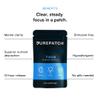 Pure Patch Focus Patch Plant-Based Vegan Topical Patch Alpha GPC Lions Mane L-Tyrosine Non-Ingestible Water-Resistant Gentle on Skin Gluten Free Made in USA 12 Patches view 2
