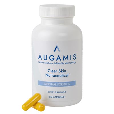 Augamis Hormonal Acne Treatment for Women DIM-Free Clear Skin Supplement for Face & Body - Supports Nodular & Cystic Acne Relief and Rosacea Care for Teens & Adults (60 Pills, 485mg)
