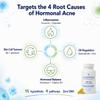 Augamis Hormonal Acne Treatment for Women DIM-Free Clear Skin Supplement for Face & Body - Supports Nodular & Cystic Acne Relief and Rosacea Care for Teens & Adults (60 Pills, 485mg) view 4