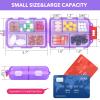 1Pack Pill Organizer with 189 Medicine Labels Travel Daily Pill Container Mini Medication Organizer Storage Pill Organizer Pill Case 7 Day Pill Organizer view 3