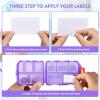 1Pack Pill Organizer with 189 Medicine Labels Travel Daily Pill Container Mini Medication Organizer Storage Pill Organizer Pill Case 7 Day Pill Organizer view 4