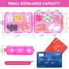 1 Pack 10 GRIDS Travel Pill Organizer Box with 189 Labels - Travel Medicine Case Kit - Pocket Daily Pharmacy Container - Travel Medication Holder Dispenser for Fish Oil Vitamin Supplement Storage view 3