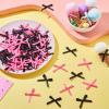 100 Pcs Mini Ribbon Bows for Nail Arts, Small Bows Tiny Decoration Ribbon Bows,Twist Tie Bows for Gift Wrapping Hair Clip Flower Bouquet Wedding Birthday Sewing Scrapbooking view 4