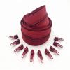 1/2/3/5/10 Meters 3# Long Nylon Zippers Rolls with 2/4/6/10/20 Pieces Zipper Slider for Tailor Sewing Accessories(Wine Red,5 Meter 10 Slider) view 1