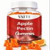 Apple Pectin Gummies - High-Fiber Supplement with 2000mg Natural Cholesterol Lower Support, Promotes Digestive Wellness & Stomach Comfort, Non-GMO & Gluten Free Herbal Supplements - 60 Vegan Gummy view 1