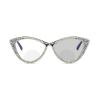laureles Rhinestone Cat Eye Bling Crystal Transition Photochromic Bifocal Reading Glasses Sun Readers Women (C1, 2, x) view 1