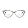 laureles Rhinestone Cat Eye Bling Crystal Transition Photochromic Bifocal Reading Glasses Sun Readers Women (C1, 2, x) view 3