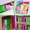 100 Pack Resealable Stand Up Bags,Smell Proof Pouch Sealable Foil Pouch Bags for PackagingPink,6.3" x 9.4" view 4