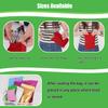 100 Pack Resealable Stand Up Bags,Smell Proof Pouch Sealable Foil Pouch Bags for PackagingRed,6.3" x 9.4" view 4