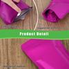 100 Pack Resealable Stand Up Bags,Smell Proof Pouch Sealable Foil Pouch Bags for Packaging (Rose, 7.9" x 11.8") view 3