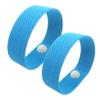 Waterproof Motion Sickness Wristbands for Kids, Teens & Adults Stretch, Slide-On Nausea Relief Bands for Car, Sea, & Altitude Sickness - Stress and Balance Support - Set of 2 (Sky, Small 6) view 1