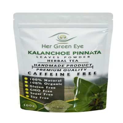 100g Kalanchoe Pinnata Leaves Powder - 100% Pure, Organic Dried Leaf Powder for Culinary and Natural Use - Herbal Tea