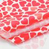 Jagrove Paper Napkins 100 Pack 2 Ply Heart Printed Beverage Luncheon Dinner Disposable Napkins for Wedding Anniversary Celebrations, 6.5X6.5 Inches Folded view 3
