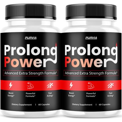 (2 Pack) Prolong Power Pills - Official Formula - Prolong Power Capsules Advanced Strength Formula Overall Wellness Prolong Powder Pills Supplement, Maximum Wellness ProlongPower (120 Capsules)