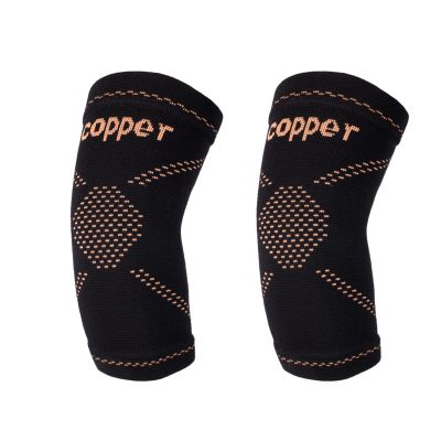 Copper Elbow Compression Sleeve,Elbow Brace for Tendonitis and Tennis Elbow,Tennis Elbow Brace for Men Women,Elbow Support Sleeve for Tendonitis, Tennis Elbow Relief , Golf Elbow,Weightlifting (1 pair)