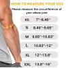 Copper Elbow Compression Sleeve,Elbow Brace for Tendonitis and Tennis Elbow,Tennis Elbow Brace for Men Women,Elbow Support Sleeve for Tendonitis, Tennis Elbow Relief , Golf Elbow,Weightlifting (1 pair) view 2