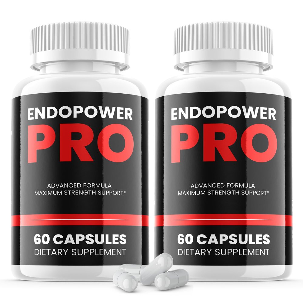 (2 Pack) Endopower Pro Pills - Official Formula - Endopower Pro Capsules, Endo Power Pro Advanced Strength Formula, Overall Wellness Support Maximum Pro Vitamin Supplement EndoPowerPro (120 Capsules)