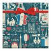 Paris Theme Pattern Gift Wrapping Paper Rolls Cute Wrapping Paper Sheet -58 Inch X 23 Inch Per Sheet For Party, Baby Shower Wrapping Paper For Boys Girls Kids Men Women Holiday view 4
