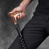 Epoxy Resin Wooden Women's Walking Cane, Walking Cane Lady, Elegant Stick Cane, Canes for Ladies, Glamorous Sticks, Pretty Canes, Stylish Cane Women view 4