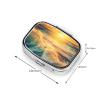 Pill Case Pill Box Sunrise with Ocean Sea Waves Pill Organizer 2 Compartment Small Pill Case for Purse or Pocket Travel Pillbox Portable Pill Container Holder Vitamin Organizer view 2