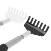 2Pcs Back Scratcher Mas Portable Teles Stainl Steel Scratching Tool This Scratcher Mas is Lightweight and Compact Making Easy Back ScratcherBack Scratch ToolManual Back view 3