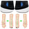 Unribeau 3 Layers Adjustable Supination & Pronation Correction Heel Insoles,Self-Adhesive Medial & Lateral Heel Wedge Inserts for Foot Alignment, Knee Pain, Bow Legs (Black, L: W: 7.5-12 / M: 7-11) view 1