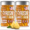 2 Pack - JOYLI L-Tyrosine Gummies 1000MG Sugar-Free Vegan Focus Supplement & Mood Support for Kids & Adults 500mg Per Gummy Sleep Gummies for Memory, Energy & Wellness 60 Pcs per Pack view 1