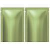 Double-Sided Matte Green Aluminum Foil Open Fill Heat Seal Bags for Small Business, Home Use, Food Storage, Beauty Packing Travel Sample Pack, Blind Bag Creation (100, 3.54 inch x 5.12 inch) view 1