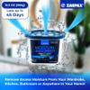 ZARPAX Moisture Absorber Activated Charcoal 10.5 oz/300g | Removes Moisture, Damp, Humidity & Odors | Odor Absorber | Moisture Trap for Bathroom, Closet, Kitchen & Small Spaces | Set of 15 view 2