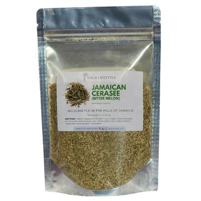 Cerasee Tea, Organic Bitter Melon, Momordica charantia, Wildharvested in Jamaica by Yaga Lifestyle
