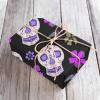 Purple Pumpkin Wrapping Paper Rolls Birthday Party -Colorful Gift Wrap - 58 Inch X 23 Inch Per Sheet(Print-06,58"x 23") view 3