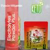 PowderVitamin Electrolytes Powder Plus (20 Servings) Strawberry Cucumber Electrolyte Powder Zero Calorie Keto,0Sugar,No Maltodextrin,1000mg Potassium,120mg Calcium,120mg Magnesium, Pink Himalayan Salt view 3