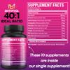 BMVINVOL Inositol Supplement - Myo-Inositol and D-Chiro Inositol Ideal 40:1 Ratio - Plus Berberine, Cinnamon, Ashwagandha + 5 More - 90 Capsules view 2