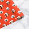 MyBienart Customized Gift Wrap for Him Her Dog Lover, Christmas Wrapping Paper Rolls, Personalized Funny Face Wrapping Paper, 58"x 23" Xmas Gift Wrap paper, for Christmas Day Gifts Decor view 3