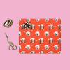 MyBienart Customized Gift Wrap for Him Her Dog Lover, Christmas Wrapping Paper Rolls, Personalized Funny Face Wrapping Paper, 58"x 23" Xmas Gift Wrap paper, for Christmas Day Gifts Decor view 4