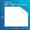 WhyWorry Extra Large Disposable Bed Pads 30" x 36", Super Absorbent Leakproof Incontinence Underpads for Surface Protection, Thick Quilted Chucks Pee Pads for Adults and Babies, 40 Count view 3