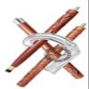 Nickel Vintage Walking Cane Wooden Walking Stick Brass Handle Gift for Men & Women (CDQR) view 4