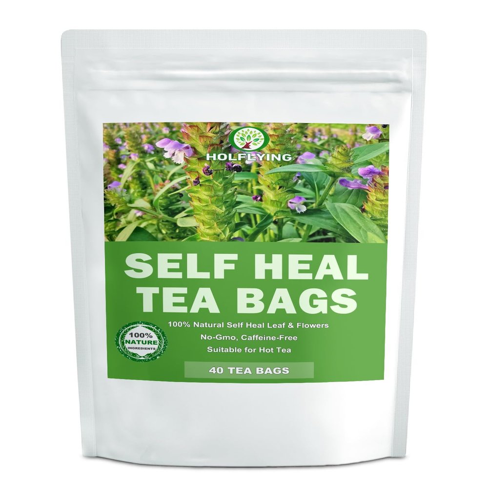 100% Natural Self Heal Tea, 40 Teabags, Prunella vulgaris, Pure Self Heal Tea, No Additives, No Gmo