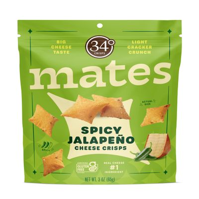 34 Degrees Spicy Jalapeno Mates, 3 OZ