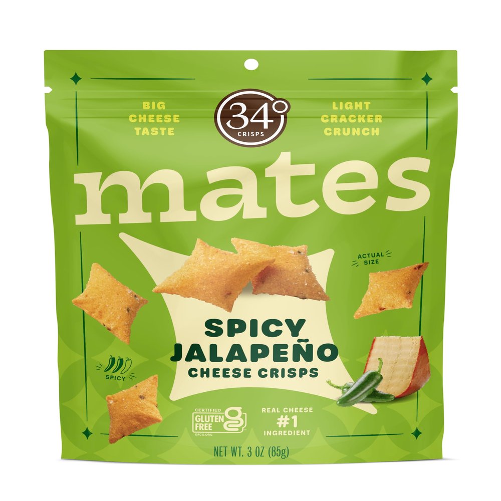 34 Degrees Spicy Jalapeno Mates, 3 OZ