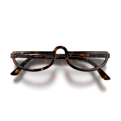 LONDON MOLE Brainy reading glasses | Cool half moon shaped readers | Mens Womens Unisex | Spring hinges