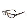LONDON MOLE Brainy reading glasses | Cool half moon shaped readers | Mens Womens Unisex | Spring hinges view 3