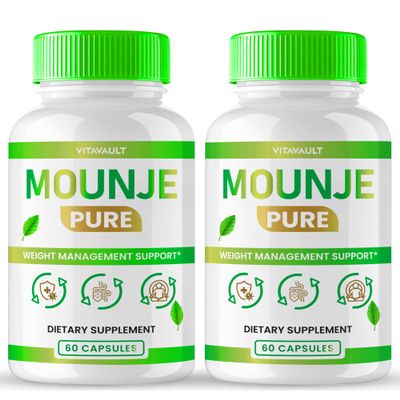 Mounje Pure Keto Capsules, Mounje Pure Advanced Formula Pills - Maximum Strength, Mounje Pure All Natural Keto Pills MounjePure Capsules, Mounje Pure Official Formula Pills Reviews (2 Pack)
