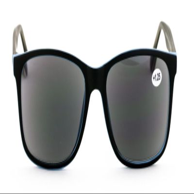 V.W.E. Men XL Optical Frame Wide Reading Sunglasses - Tinted UV Protection Extra Large Sun Reader 150MM (Tinted Reader - Blue, 3.00)