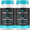 (2 Pack) Health Charm, Health Charm Pills, Health Charm Capsules, Official Health Charm for Men Capsules, Health Charm Supplement Support, HealthCharm All Natural Pastillas, 120 Capsules For 2 Months view 1