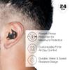 AXIL X20 Noise Reduction Ear Plugs - Bone - Customizable Fit Hearing Protection for Sleeping, Festivals, Live Events and Sports 24dB Reusable Foam and Silicone Eartips with Carrying Case view 2